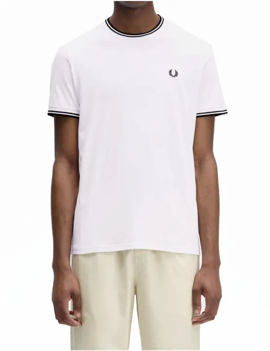 Camiseta Fred Perry M Twin Tipped Bl - 1