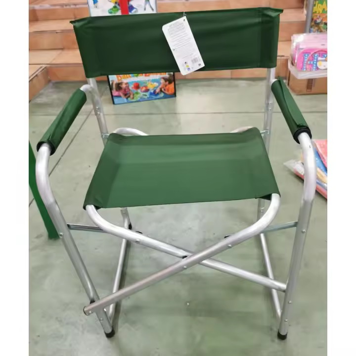 DIRECTOR DE SILLA DE ALUMINIO-MESA DE CHAIT DE LEER VERDE - 1