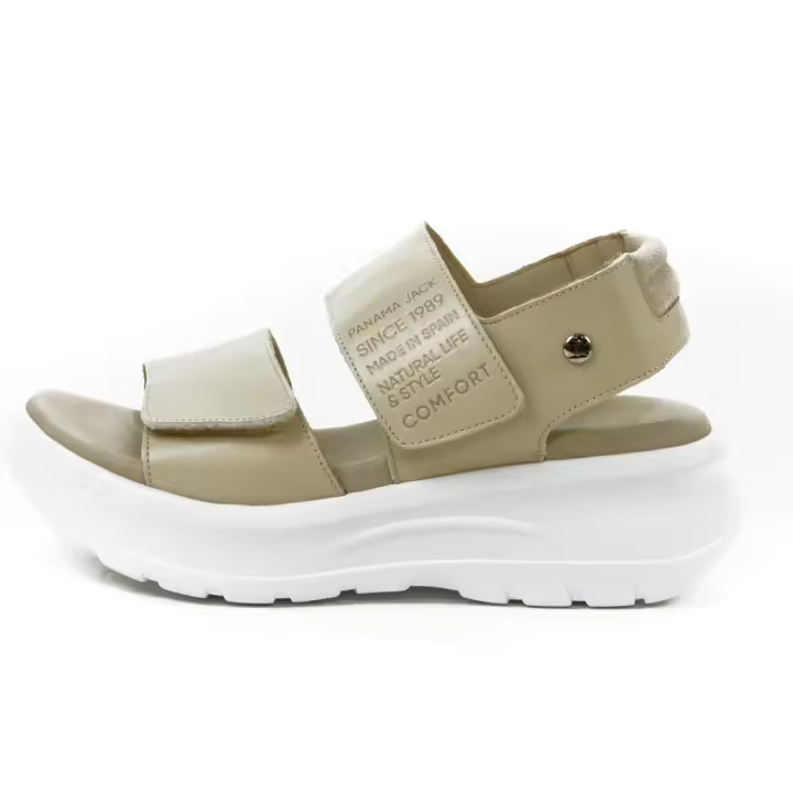 Panama Jack mod. NOAH sandalia para mujer en piel natural, velcro - 1