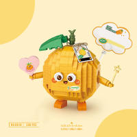 Bloques De Construcción Creativos Frutas Plátano Aguacate Durazno Pequeño Partícula Juguetes Para Niños Decoración Del Hogar Regalos - details 3