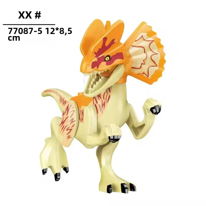 Bloques De Construcción Dinosaurios Jurásico Indominus Rex Figura De Acción Tyrannosaurus Modelo Artesanal Juguete Para Niños - 1