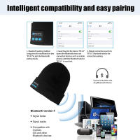 Gorro De Invierno Unisex Con Auriculares Bluetooth Warm Sports Wireless Earphones over the Ear Dynamic Style Para Hombres Y Mujeres - details 4
