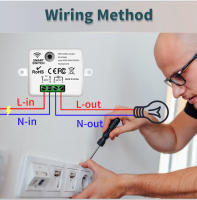 Interruptor Inteligente WiFi Tuya Para Google Home Y Alexa Control Remoto RF 433Mhz Mini Botón Redondo DIY Módulo - details 3