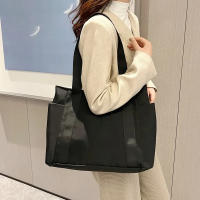 Bolso de mano de nailon de gran capacidad para mujer, bolsa de hombro de Color sólido para viaje, ocio Simple, para salir de mamá, novedad de 2024 - details 18