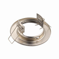 6PCS Soporte Redondo Para Spot LED Revestido De Metal Ajustable GU10 Base De Luz Para Techo Fijación Recessed Compatible Con Foyer - details 16