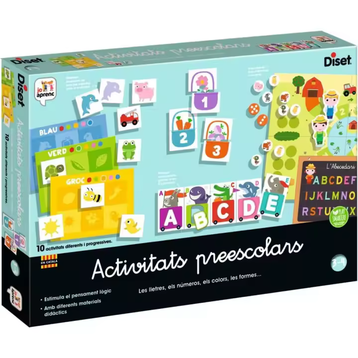 Diset - Activitats preescolars. Les lletres, els números, els colors, les formes... - 1