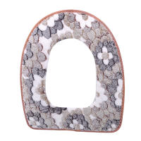 Cubierta De Inodoro Flannel Invierno Cálida Con Estampados Almohadilla De Comodidad Suave Para Baño Accesorio Esencial - details 2