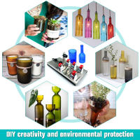 Cortadora De Botellas De Vidrio DIY Ajustable Tamaño Máquina De Corte Para Botellas De Vino Decoraciones Del Hogar Herramienta De Trabajo Con Metal - details 3