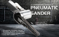 SIFANG-Pulidora De Cinturón Pneumático Con Set De 3 Cinturones De Arena Para Mecánica Comercial Y Fabricación Herramienta Pneumática De Grindaje Y Pulido - details 0