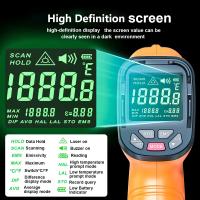 Termómetro Infrarrojo Profesional DT1000 DT1600 Con 13 Puntos De Láser No Contacto Pantalla Digital Alarma De Temperatura Alta Uso Industrial - details 7