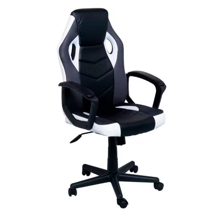 Silla Gunfire - Blanco y Negro - 1