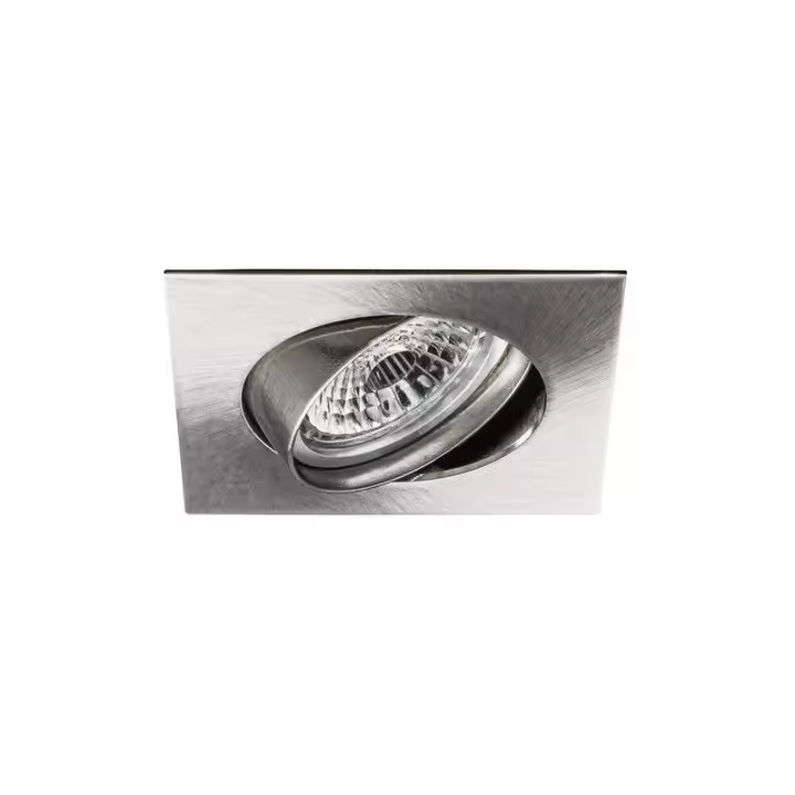 HUANGJISOO Downlight 604 GX5,3 12V 50W Níquel Satinado Técnico JISO 604D-12 - Focos Empotrables LED - 1
