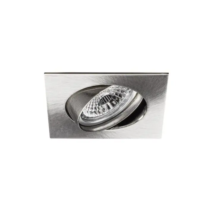 HUANGJISOO Downlight 604 GX5,3 12V 50W Níquel Satinado Técnico JISO 604D-12 - Focos Empotrables LED - 1