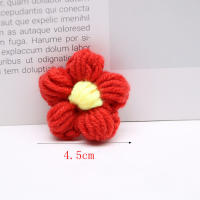 10Pcs Pétalos De Flor De Algodón Maternado Artificial Para Tejer Manualmente Patch De Ropa Y Decoración De Costura Estilo Rosa - details 0