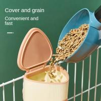 Cacerola De Agua Y Alimentación Automática Para Mascotas Pequeñas 500ML Plástico Resistente Para Perro Gato Pigeon Conejo Parrot Bird Feeder - details 10