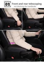 Soporte Central Para Honda City Estuche De Almacenamiento Doble Con USB Accesorios De Retrofits Para Coches Material PU Cuero / Plástico ABS Color Negro - details 3