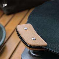 Manija De Barbacoa De Madera Antiaderente Y Resistente Al Calor Para Sartén De Barbacoa Y Plancha Camping Al Aire Libre - details 7