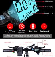 Bicicleta Moped Eléctrica Plegable Inteligente Samebike 20LVXD30, Motor de 350W, Velocidad Máxima de 35 km/h, Neumático de 20 pulgadas - details 5
