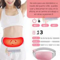 MISTIK  Cinturon Almohadilla Térmica Menstrual Portátil, Cinturón de Calentamiento Rápido con 3 Niveles de Calor y 3 Modos de Masaje para Aliviar el Dolor de Período Calmante dolores Menstruales con calor y masaje sonico Mistik Beauty Madrid - details 3