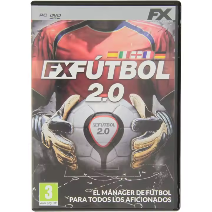 FXFútbol 2.0 - Para PC - DVD Rom - Manager de Fútbol - Construye tu Estadio - Fútbol - FX INTERACTIVE - 1