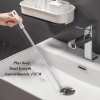 Cepillo De Limpieza Para Tuberías Y Desagües Eco-amigable Para Cocina Y Baño Cepillo De Encaje De Cabello Herramienta De Desatascado Para Lavabo Y Cocina - details 1