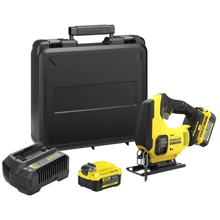 Stanley wyrzynarka v20  2x4,0ah sfmcs600m2k - 1