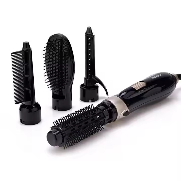 4 en 1, Cuchillo profesional para Alisar El Cabello, peine rizador portáthil, secador de pelo, Ventilador - 1