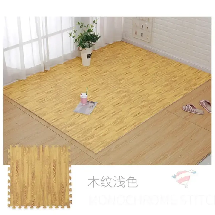 Carpetas De Juego Para Bebés Y Niños Mayores Alfombra Decorativa De Puzzle Cuadrado Antideslizante Y Impermeable Para Sala De Estar Y Juegos - 1