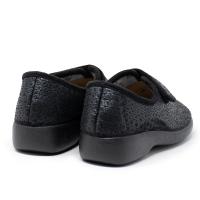 GARZON 3930-485 Zapatillas de estar por casa mujer 29966 XL ZAPATILLA VELCRO ESCAMA NEGRO - details 1