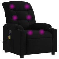 vidaXL Sillón de masaje reclinable de tela Gris claro, Gris oscuro, Negro Sillon Dormitorio Sillon Comodos Silla Relax Sillón Sofá - details 2