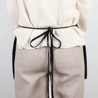Delantal Negro Con Bolsillo Para Cocinero Impermeable De Cintura Para Restaurantes Hoteles Bares Tiendas De Alimentos Y Cocina - details 4
