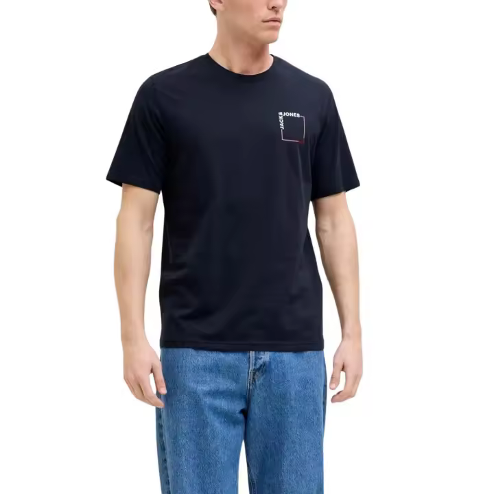 JJVERNER TEE SS CREW NECK  Sky Captain - 1