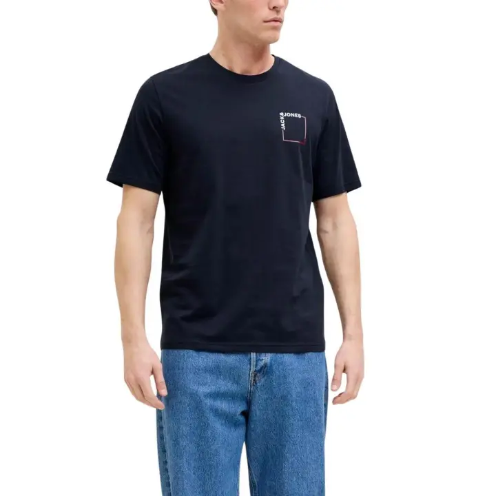 JJVERNER TEE SS CREW NECK  Sky Captain - 1
