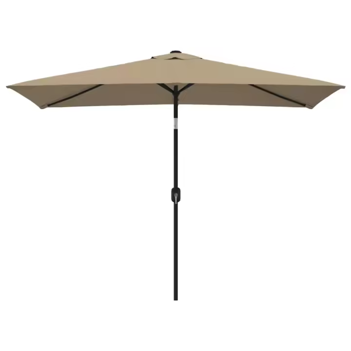 Sombrilla de Jardín con Poste de metal taupe 300x200 cm - 1