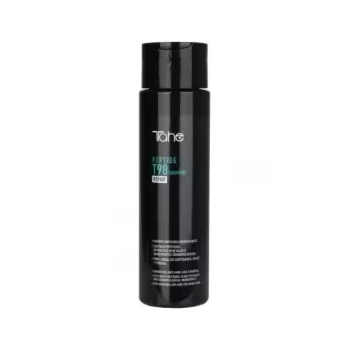 Tahe Champú Repair T98 300 ml - Tratamiento Capilar con Multipéptidos para Fortalecer y Densificar - 1