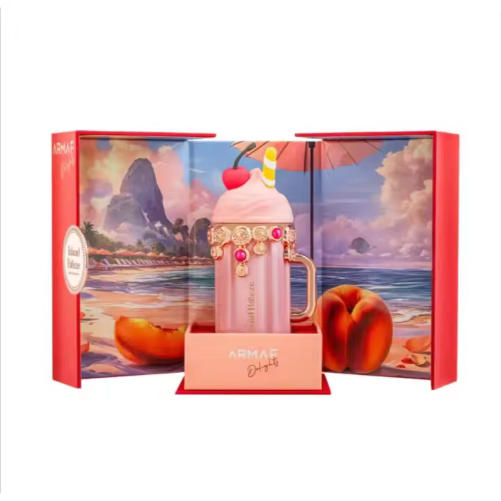 Armaf - Perfume Island Breeze Eau de Parfum para mujer, fragancia tropical dulce y frutal fresca, diseño de frasco en forma de smoothie rosa pastel con toque veraniego y juvenil, ideal para uso diario y vacaciones - 1