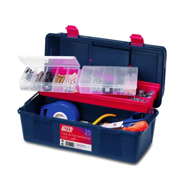 Caja herramientas plastico n.25-40x19 - 1