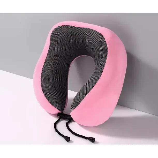 Almohada de vid suave en forma de U, almohada cervical viscoelástica para cuello y avión - 1