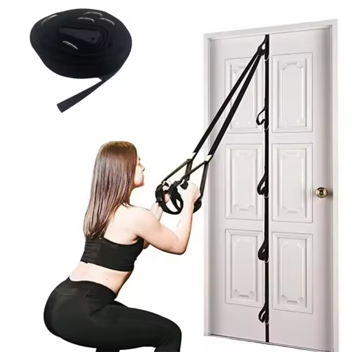 Anclaje De Puerta Para Bandas De Resistencia Mejorado Ancilto De Gimnasio Portátil Para Ejercicios De Fitness En Casa Anclaje Para Cintura Y Abdomen Manos Y Core - 1