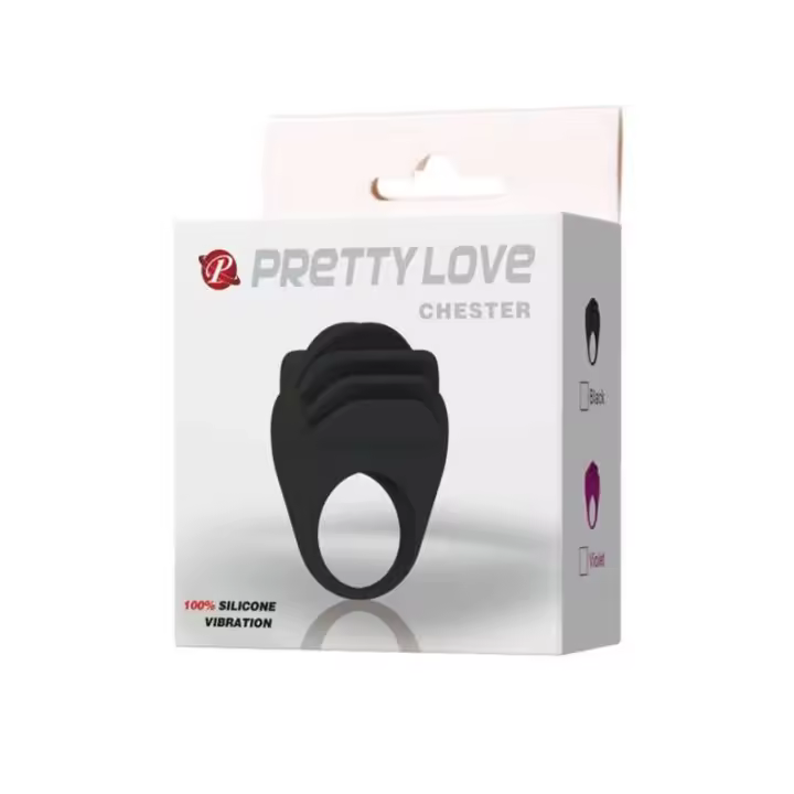 Pretty Love Anillo Vibrador Negro Pretty Love Chester  6959532314144 - 1