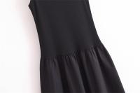 Vestido De Verano Para Mujer Elegante Y Moderno 2024 Vestido De Fiesta De Playa Moda Callejera Vestido Cómodo Silueta A-Line Sin Mangas Cuello Redondo Midi Polyester - details 5