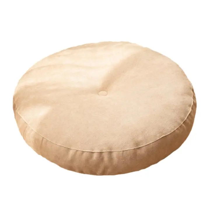 Cojín De Silla Redondo De Color Sólido Para Meditación Y Yoga Almohada De Asiento Para Sofá Silla Cama Coche No Personalizado Estilo Americano - 1