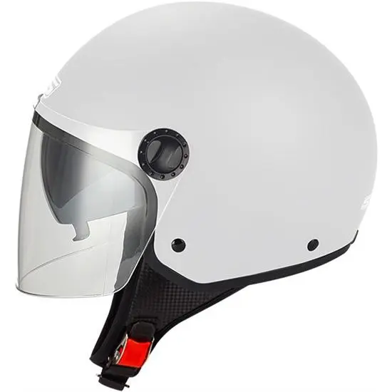S-Line Casco Jet S-LINE S706 Blanco - Gafas Interiores - Visor Ahumado - Homologación ECE/UN R22.05 - 1