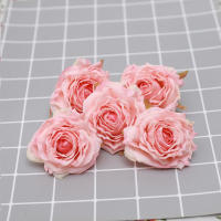 5pc Flores Artificiales De Seda Rosa Para Decoración De Hogar Fiesta De Navidad Boda Cumpleaños DIY De Flores Falsas Calidad Alta - details 8