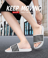 Zapatillas De Hombre Y Sandalias De Mujer Con Rayas Para La Piscina Sandalias De Playa De Tamaño Grande No Slip Para El Hogar - details 0