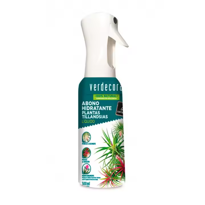 Verdecora Abono Hidratante para Tillandsias 500ml - Composición Exclusiva para Crecimiento y Color - 1