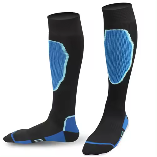 Calcetines De Esquí Para Hombres Invierno Cálidos Y Gruesos Calcetines Deportivos De Rodilla Para Snowboard Fútbol Talla Única - 1