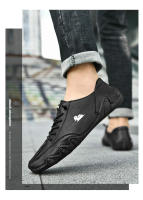 Zapatos De Verano Para Hombre Tamaños Grandes Casual Comodidad Baja Suela Suave Transpirable Deporte Cuero Sintético Bota Plana - details 26