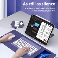 Teclado Inalámbrico Bluetooth Redondo Silencioso CASEPOKE Para Samsung Xiaomi Google Huawei iPad Compatible Con Móvil Y Ratón - details 1