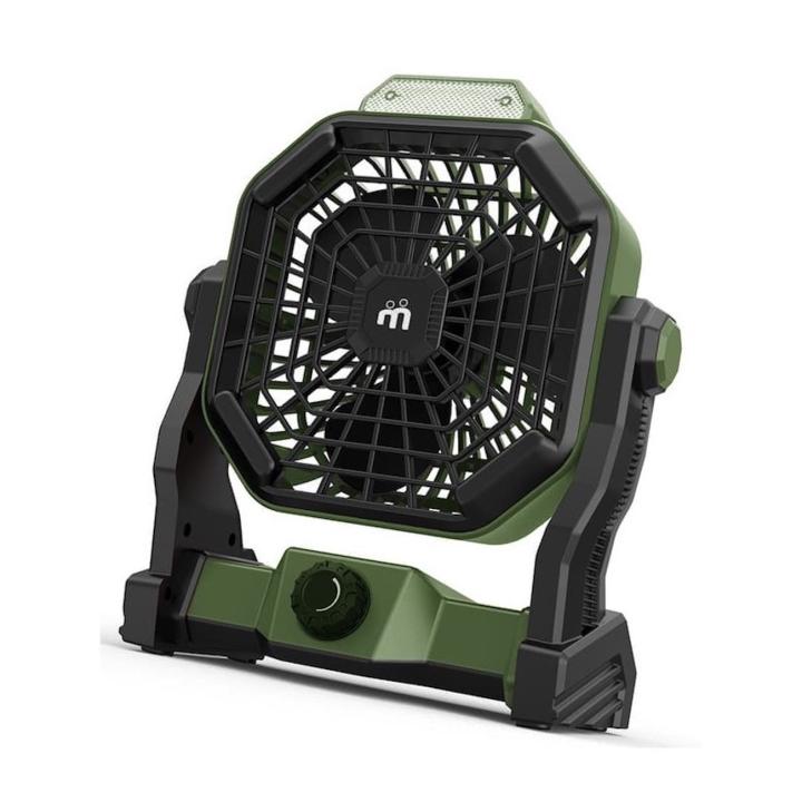 Ventilador de Camping Recargable con Luz Led MELCHIONI MF-0612VL, 12cm — oferta en Miravia